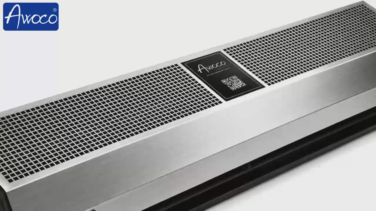 Signature Stainless Series - Residential Air Curtain with Quiet DC Motor