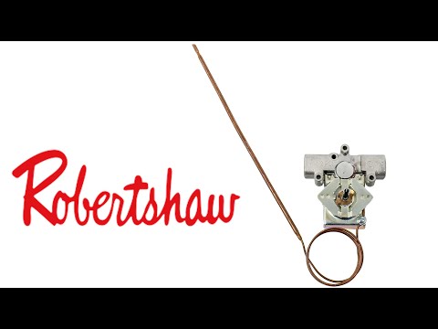 Robertshaw GST40240000 Gas Oven Thermostat, 3/8” FPT Thread, Temp 220 - 550 °F, 36" Capillary Length