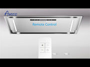 RH-BQ-CR Ceiling Mount Range Hood - Insert & Island - 700CFM