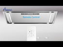 RH-BQ-CR Ceiling Mount Range Hood - Insert & Island - 700CFM