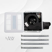 Exhaust fan with components 