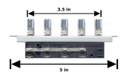 Awoco KAN-Q7-3 Push Switch 5 Buttons Replacement for RH-IT Range Hoods and Others