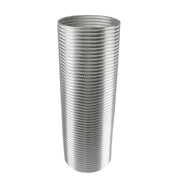 A semi-rigid flexible aluminum duct with a 8 inches diameter, designed for venting applications in kitchen, bathroom, and range hood.