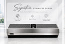 Awoco Signature Stainless Series commercial air curtain with quiet DC motor and stainless steel body
