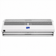 Awoco FM-1509SA1 commercial air curtain with white metal housing and adjustable air outlet on a white background.