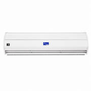 Awoco FM-3509 commercial air curtain with white housing and adjustable air outlet.