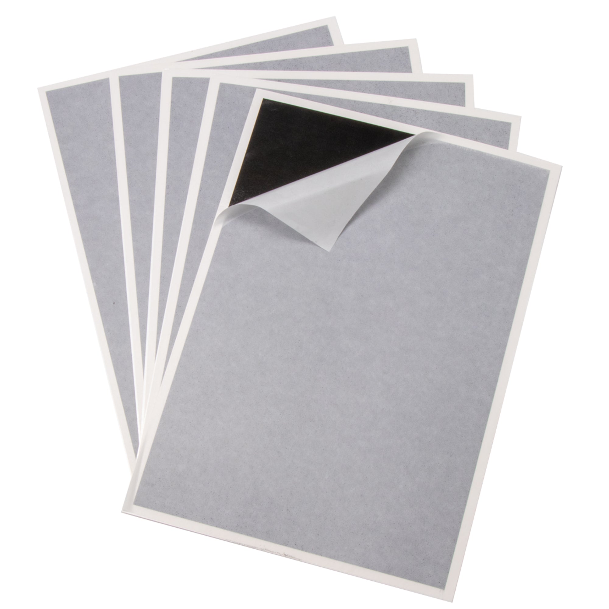 A pack of 5 gray sticky glue boards designed for use with FT-1E36 fly traps.