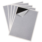 A pack of 5 gray sticky glue boards designed for use with FT-1E36 fly traps.