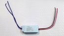 A blue LED driver with wires for electric fly traps