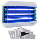Fly trap LED UV light with the 6 glue boards