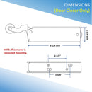 Kason 1094 Hydraulic Door Closer Concealed Body Only Dimensions