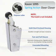 Kason 1095 Spring Action Door Closer, Spring Action Door Closer Only