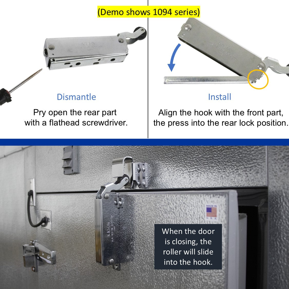 Kason 1095 Spring Action Door Closer, How to Install