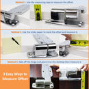 Kason 1245 Reversible Cam-Rise Walk-In Hinge Measure the Offset