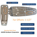 Kason 1248 Reversible Spring-Assisted Cam-Lift Hinge Offset: 1-1/2" Marking