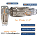 Kason 1248 Reversible Spring-Assisted Cam-Lift Hinge Offset: 1-3/8" Marking