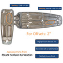 Kason 1248 Reversible Spring-Assisted Cam-Lift Hinge Offset: 2" Marking