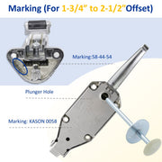 Kason 0058 Latch Complete Kit Marking for 1-3/4" to 2-1/2" Strike Offset