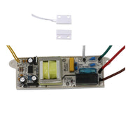 A circuit board replacement for Awoco air curtains, including various electronic components and wires.