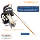Body dimensions 2-1/4"L x 2"D x 2"H, net weight 5.2 oz
