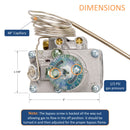 1/2 PSI gas pressure and 48" capillary