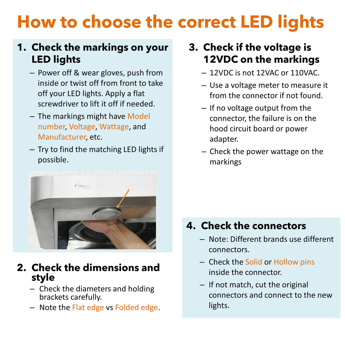 How to choose the correct LED lights