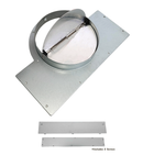 6 inch circular vent adaptor with rear covers 