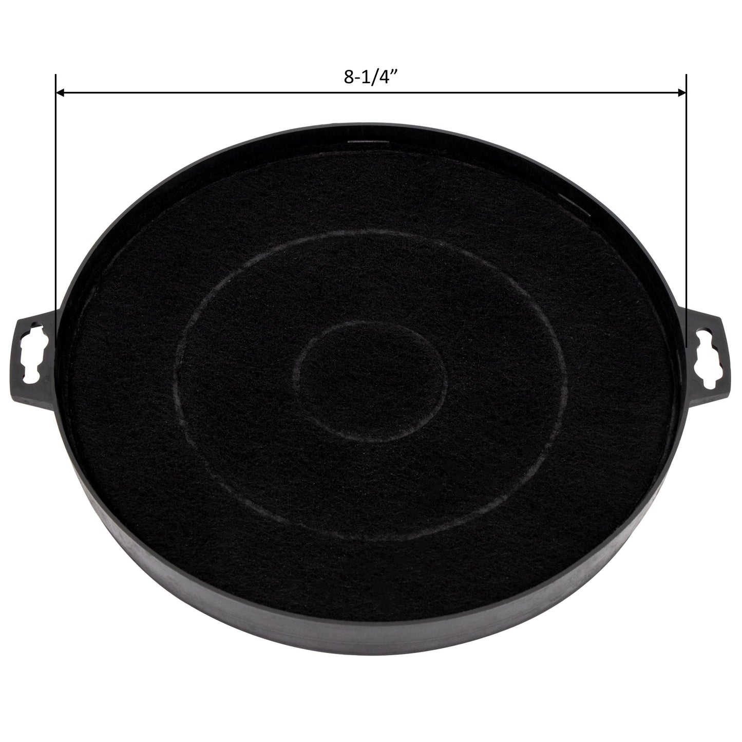 Without handle is 8-1/4"W