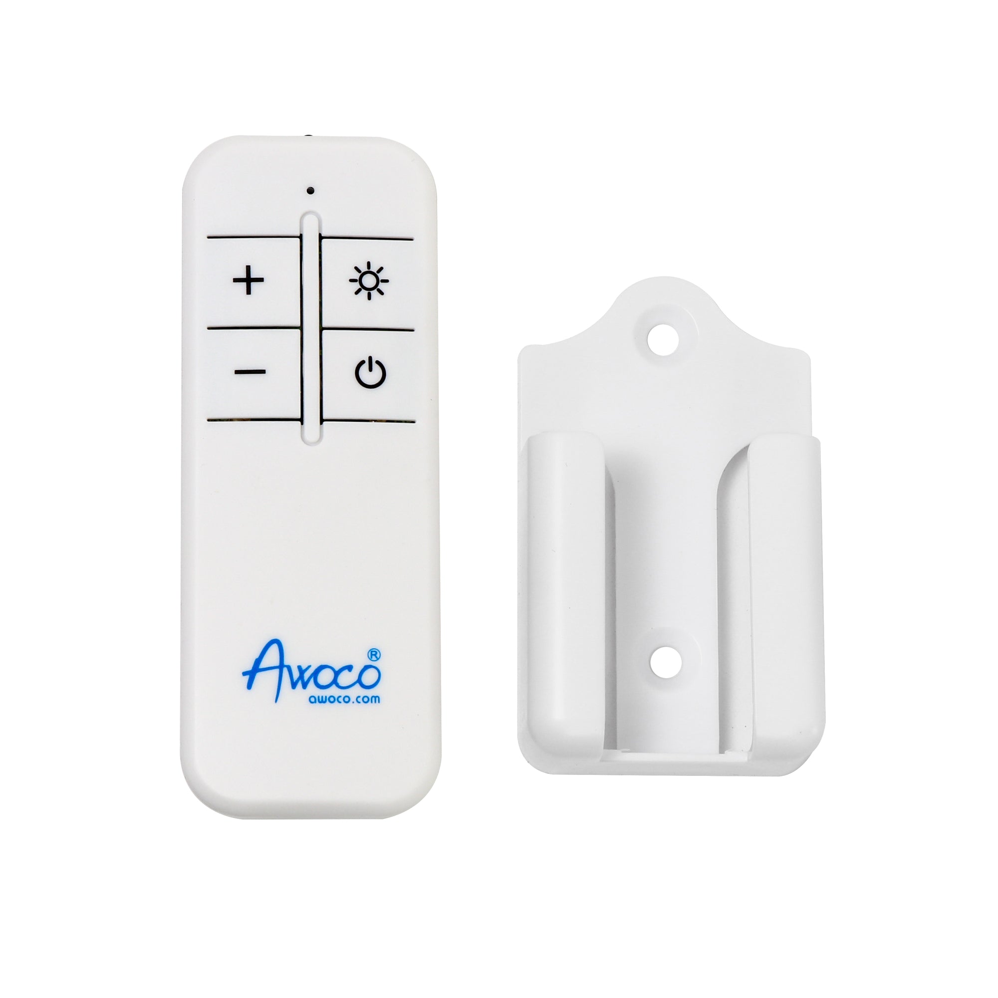 Awoco range hood remote control with a wall mount holder for RH-IT-R, RH-IT-CR Models