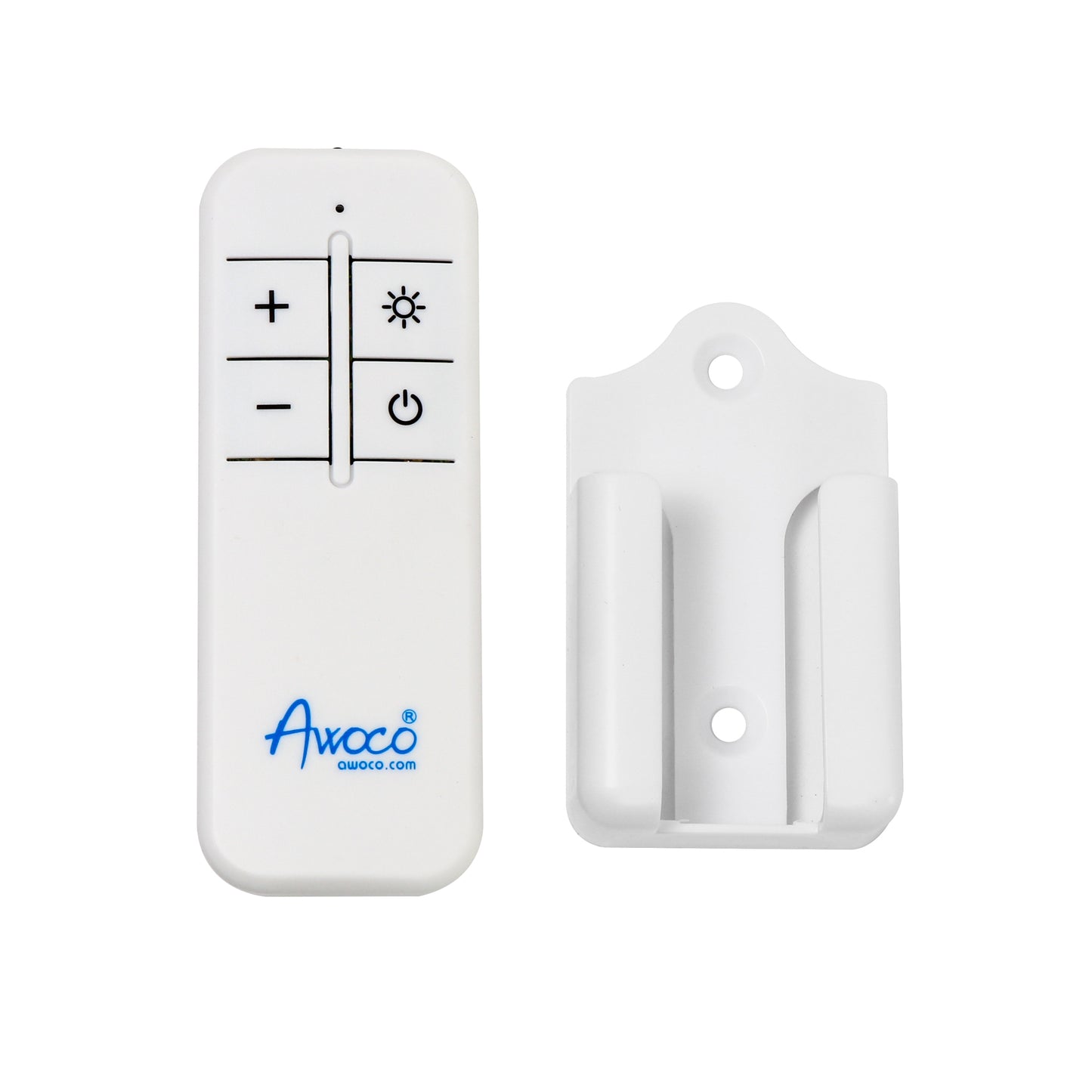 Awoco range hood remote control with a wall mount holder for RH-IT-R, RH-IT-CR Models