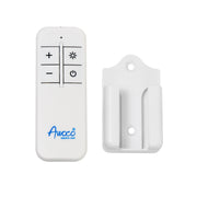 Awoco range hood remote control with a wall mount holder for RH-IT-R, RH-IT-CR Models