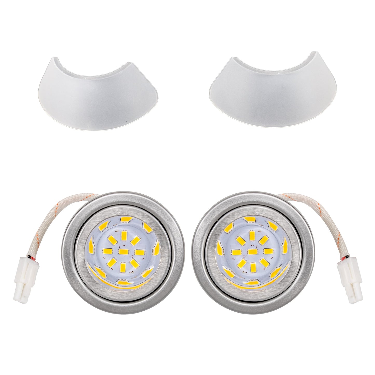 LED lights with the lamp covers