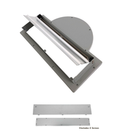 Top rectangular 3-1/4" x 10" vent adaptor for range hoods