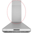 Stainless steel chimney for range hood