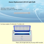 LED TUBE PL-36L 13 W LED UV Light Bulb for Wall Mount Sticky Fly Trap Lamp FT-1E36-LED