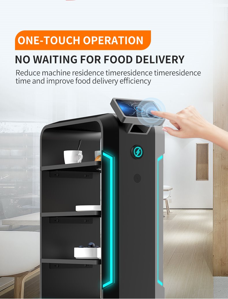 REEMAN FLASH AI Technology Intelligent Restaurant Food Delivery Serving Robot