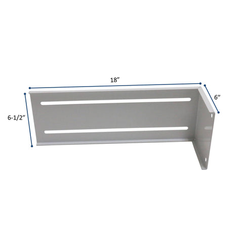 Awoco Air Curtain 6-1/2"W x 6"D x 18"L Mounting Brackets for Side Mount Only (#3 for Slimline Air Curtains)