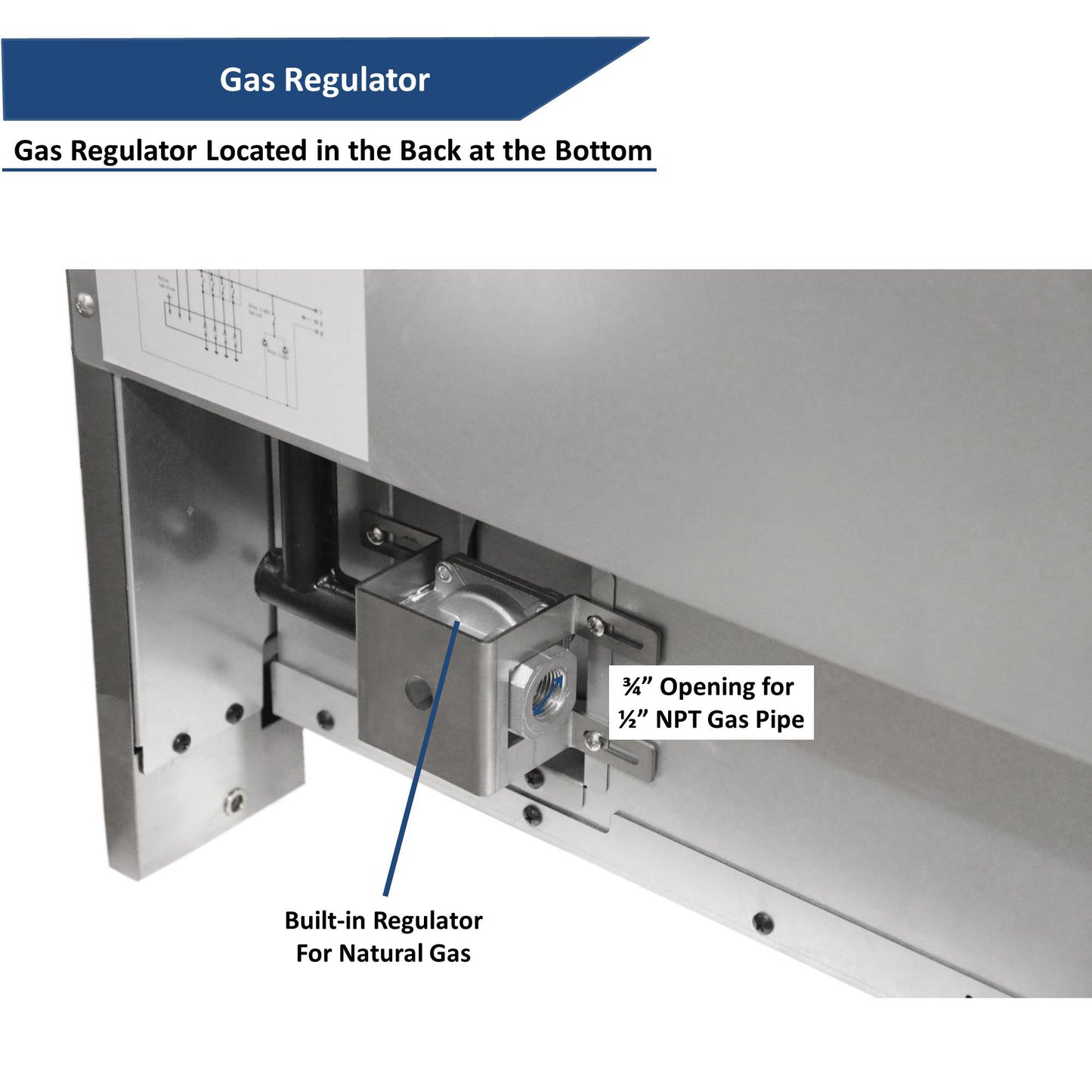 Combo Awoco 30” Freestanding 4 Burners Range with 30'' RH-S10-30E Under Cabinet Range Hood