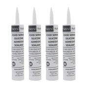 Awoco NSF Food Service Silicone Adhesive Sealant Heat/Cold Resistant -80°F to 400°F Flexible Waterproof (Clear)