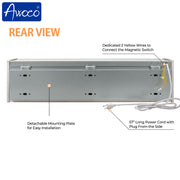 Awoco FM35-ETL Elegant 1 Speed Air Curtains, UL Certified, 120V Unheated and ETL Sanitation Listed