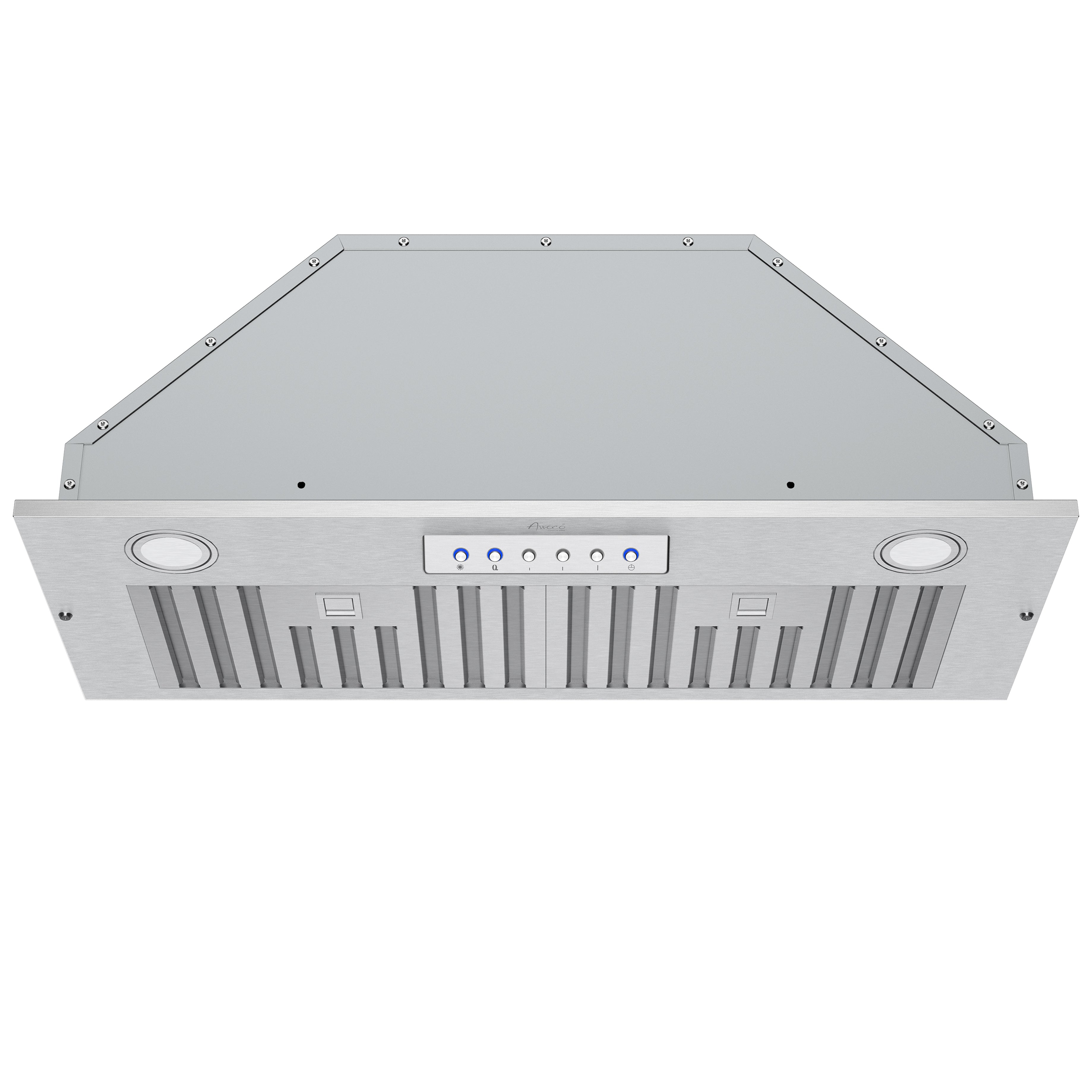 RH-BQ-DTLS Ductless Range Hood Insert 6 inch round top vent for wood hood