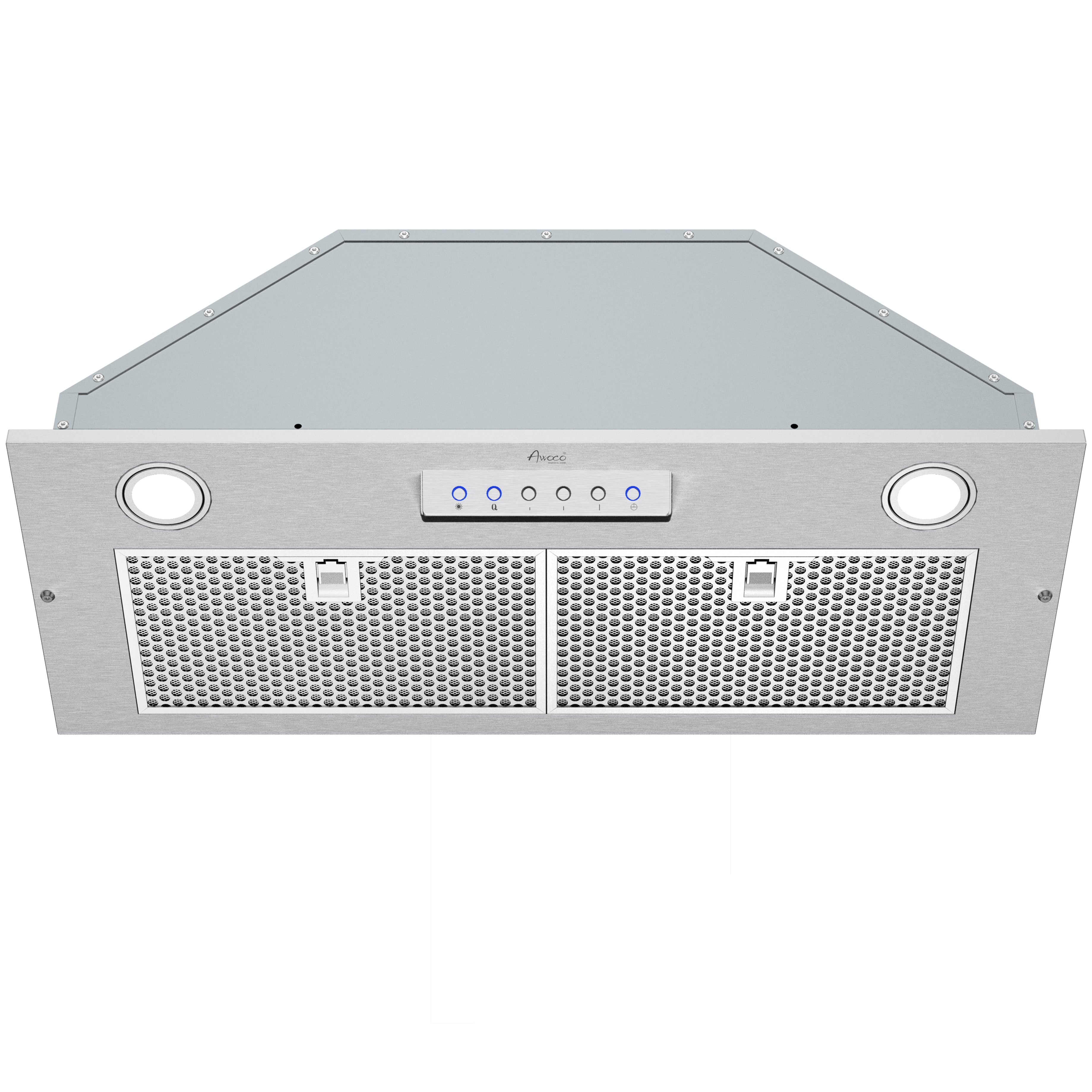 RH-BQ-MESH Range Hood Insert 6 inch round top vent for wood hood