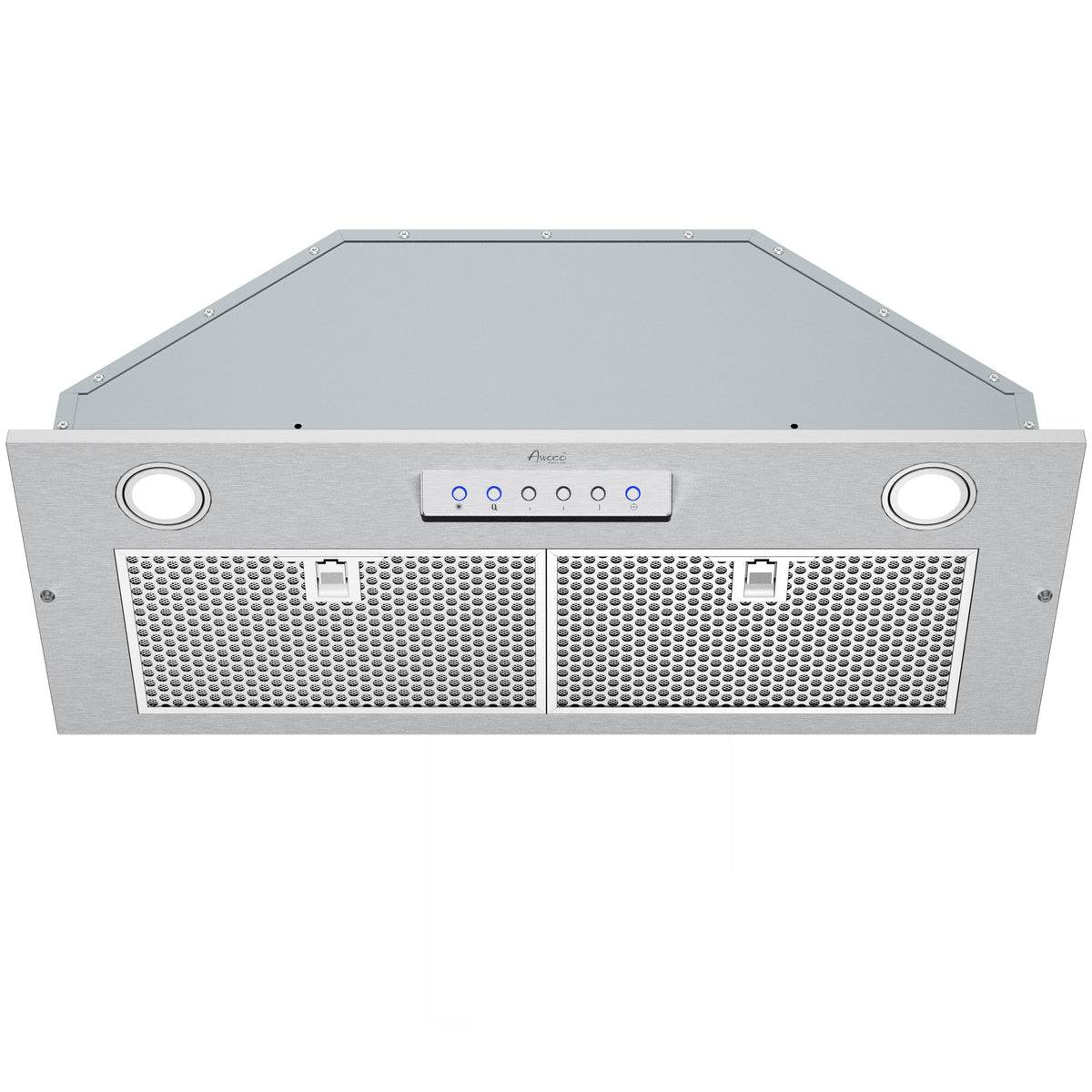 RH-BQ-MESH Range Hood Insert 6 inch round top vent for wood hood