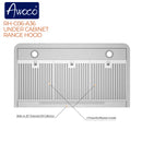 RH-C06-A 36 inch Under Cabinet Range Hood with 20 inch External Oil Collector
