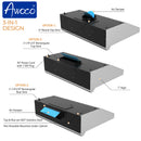 30 Inch Under Cabinet Range Hood with option Round & Rectangular Top or Rectangular rear vent