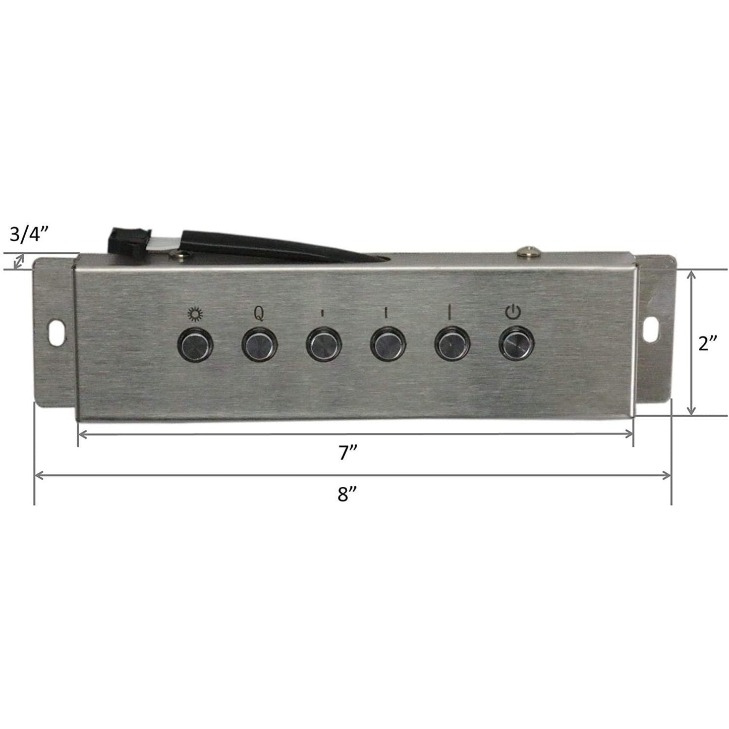 Control panel dimension