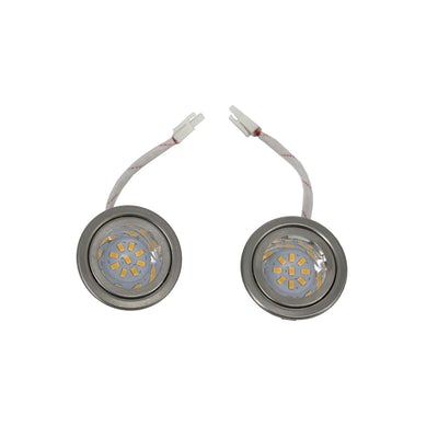 2 Pcs of 2-5/8" 12VDC LED Lights & Power Adapter for Awoco RH-UC085 and RH-UC1310 Range Hoods