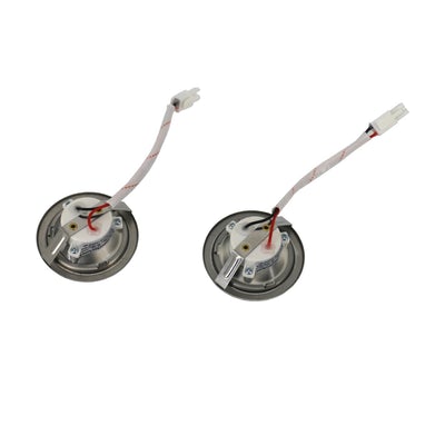 2 Pcs of 2-5/8" 12VDC LED Lights & Power Adapter for Awoco RH-UC085 and RH-UC1310 Range Hoods