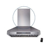 Awoco Adjustable Stainless Steel XL Chimney for RH-WT Wall Mount Range Hood (XL Chimney Only)