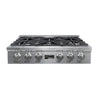 Awoco Professional 36” Stainless Steel NG / LPG Convertible Gas Rangetop with 6 Sealed Burners